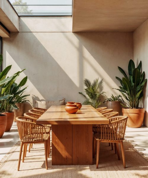 dining-room-with-plants-table-chairs